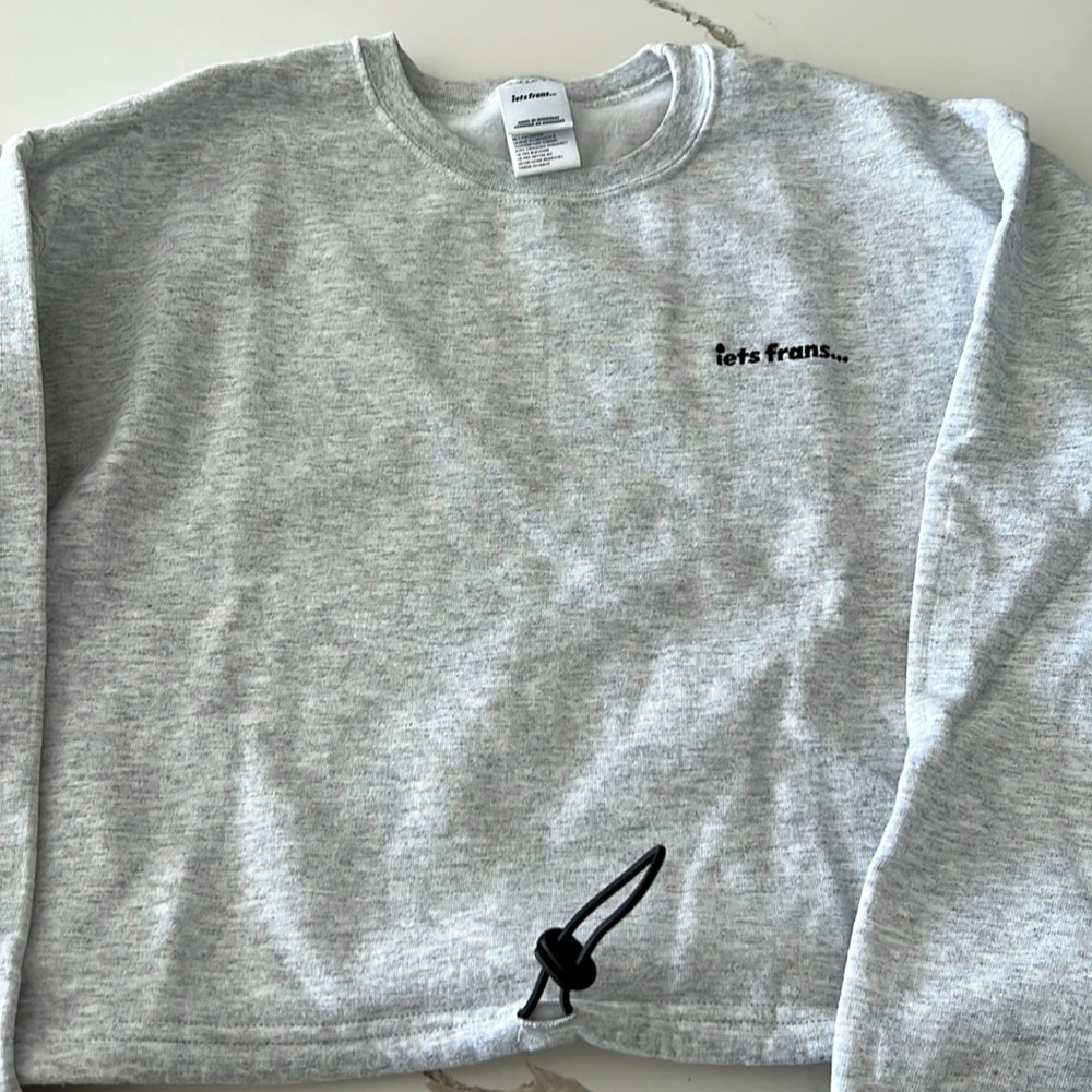 Iet Frans drawstring waist sweatshirt size S